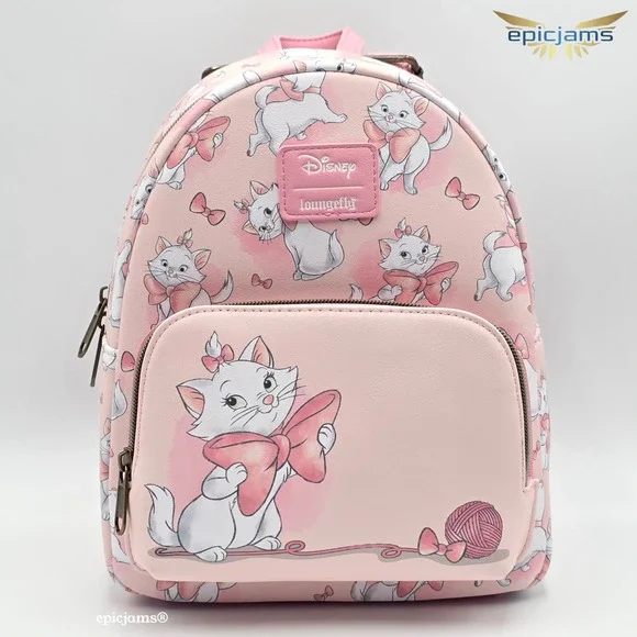 Loungefly Disney The Aristocats Marie Bows Mini Backpack Loungefly Disney The Aristocats Marie Bows Mini Backpack  main image 2